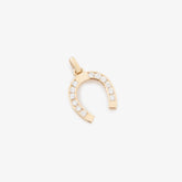 Diamond Horseshoe Pendant