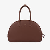 Full Grain Leather Crescent Shoulder Bag