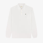 Long-Sleeve Crest Piqué Polo