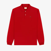 Long-Sleeve Crest Piqué Polo