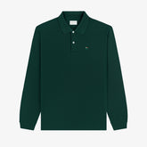 Long-Sleeve Crest Piqué Polo