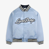 Overlay Logo Satin Varsity Jacket