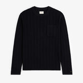Racking Stitch Crewneck Sweater