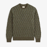 Linen Blend Cable Knit Sweater