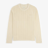 Racking Stitch Crewneck Sweater