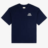 Pointelle Stacked Logo Tee