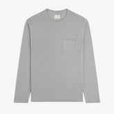 Long-Sleeve Knit Pocket Tee