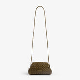 Woven Leather Shoulder Bag