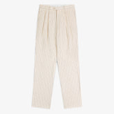 Double Pleated Pinstripe Suit Trouser