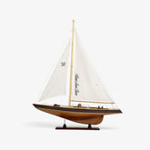Walnut Model Sailboat