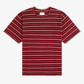 Jacquard Striped Rollneck Tee