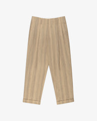 Double Pleated Safari Suit Trouser