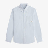 Yarn Dyed Striped Crest Shirt