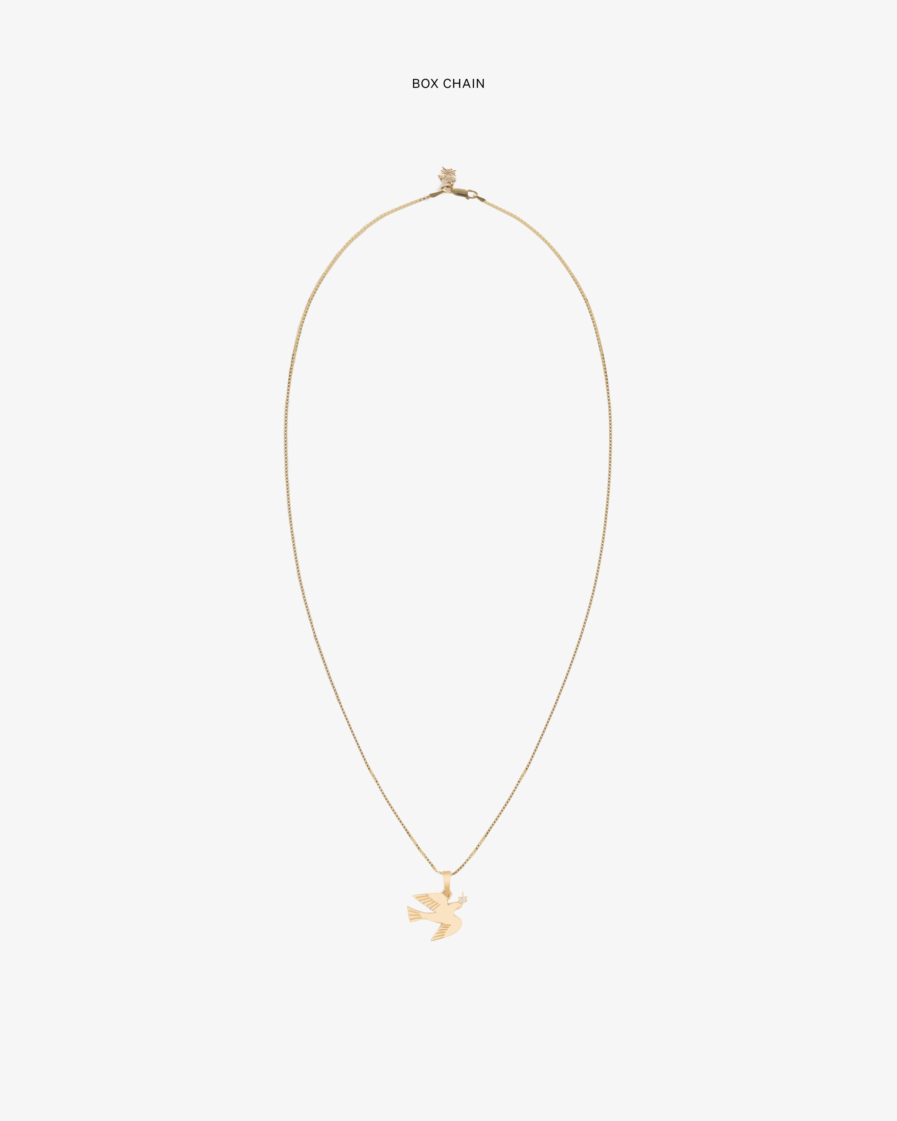 14Kt Gold Dove Pendant