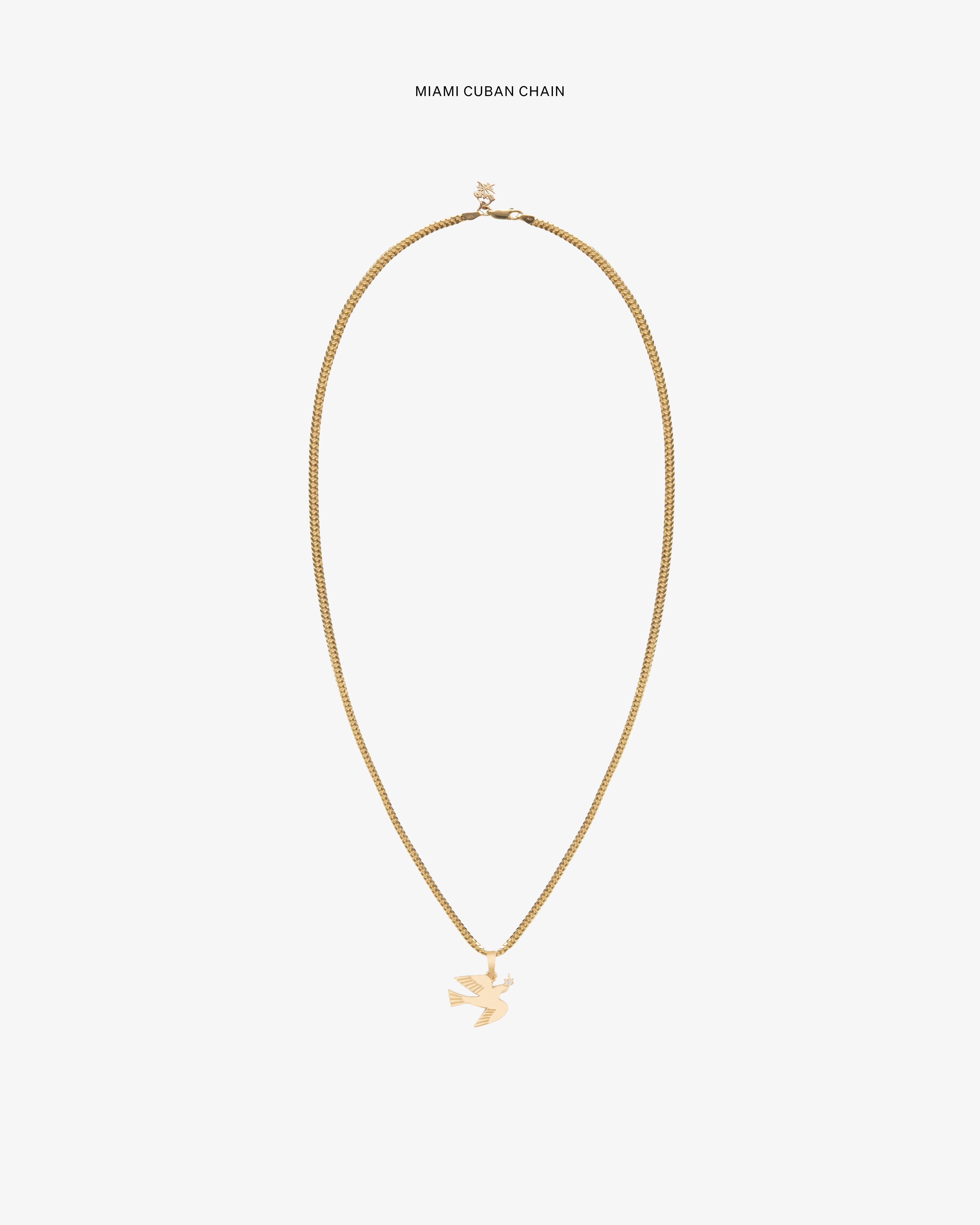 14Kt Gold Dove Pendant