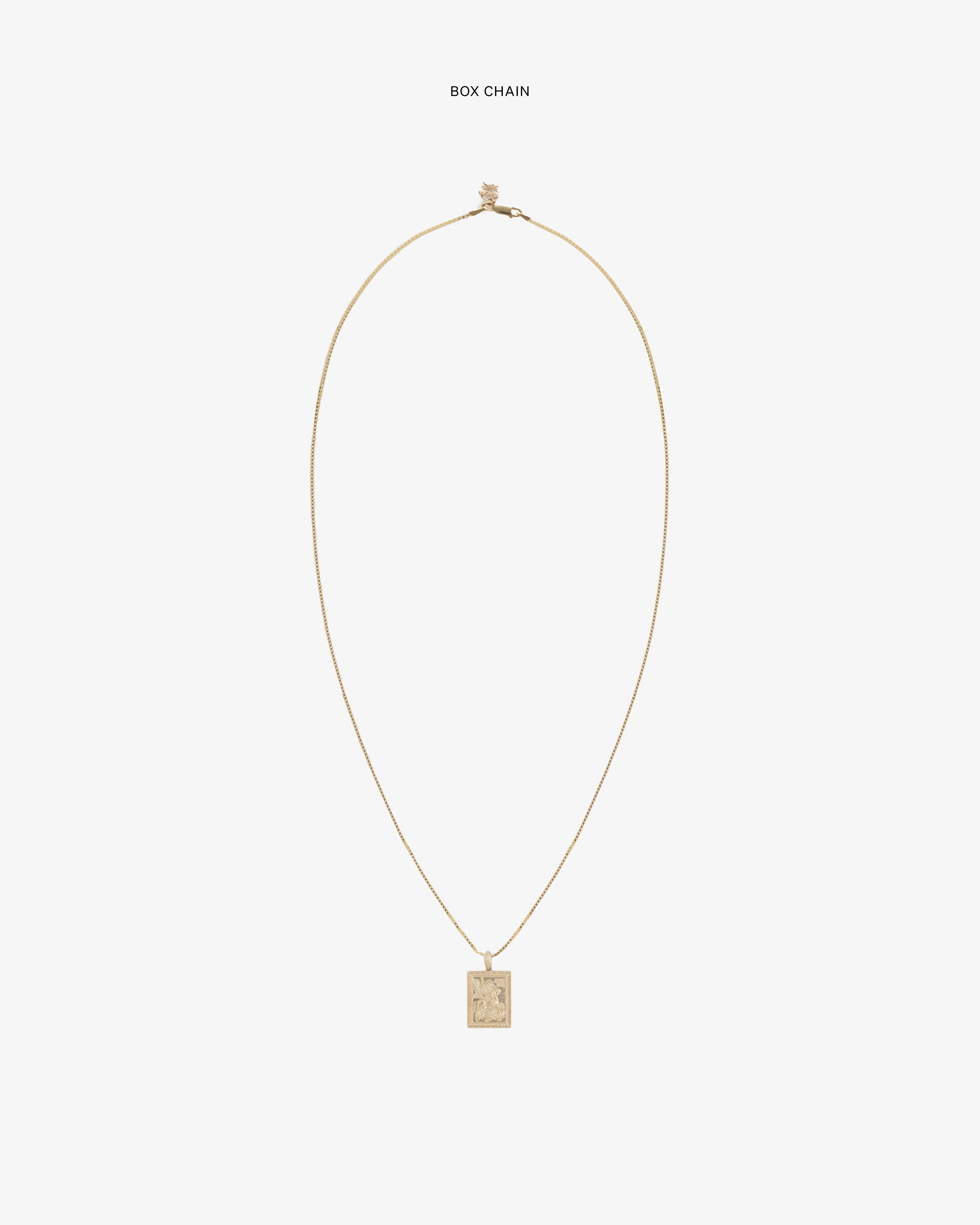 14Kt Gold Saint George Pendant