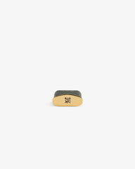Queens Crest Leather Portable Ashtray