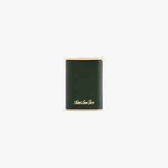 Queens Crest Leather Portable Ashtray