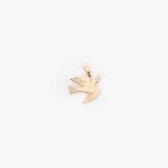 14Kt Gold Dove Pendant