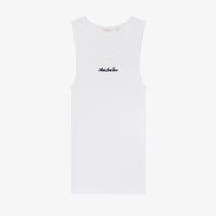 Embroidered Logo Tank   Top
