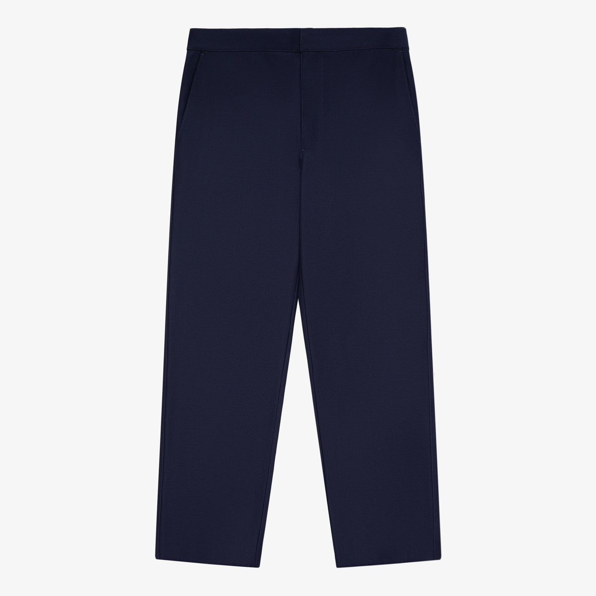 Tropical   Wool   Elasticated   Waist   Suit   Trouser