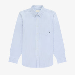 Striped     Crest    Oxford     Shirt