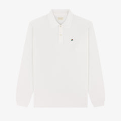 Long-Sleeve Crest   Piqué Polo