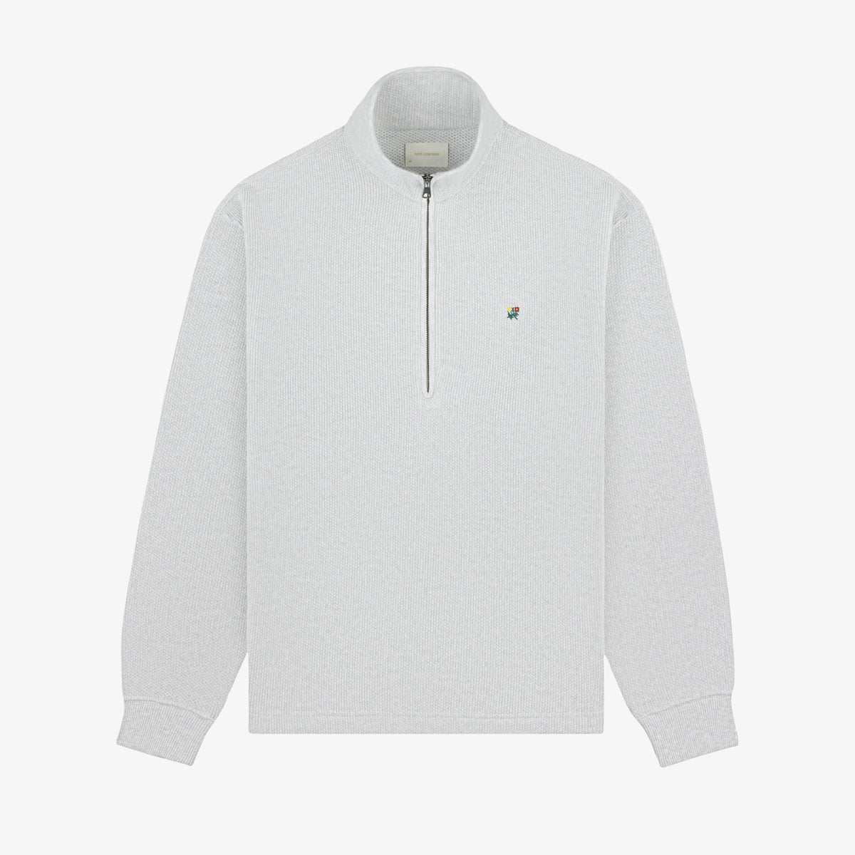 Crest Piqué Half-Zip Pullover