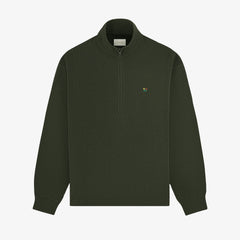 Crest Piqué Half-Zip Pullover