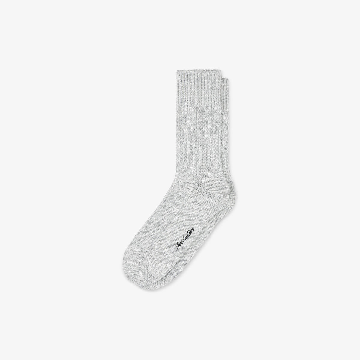 Cable Knit Hiking Sock