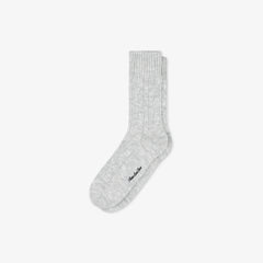 Cable Knit Hiking Sock