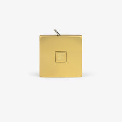 Queens Crest Brass Tape Measure