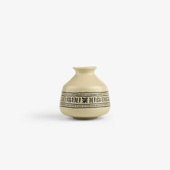 Textile Patterned Bud Vase