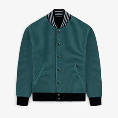 Reversible Knit Bomber Jacket
