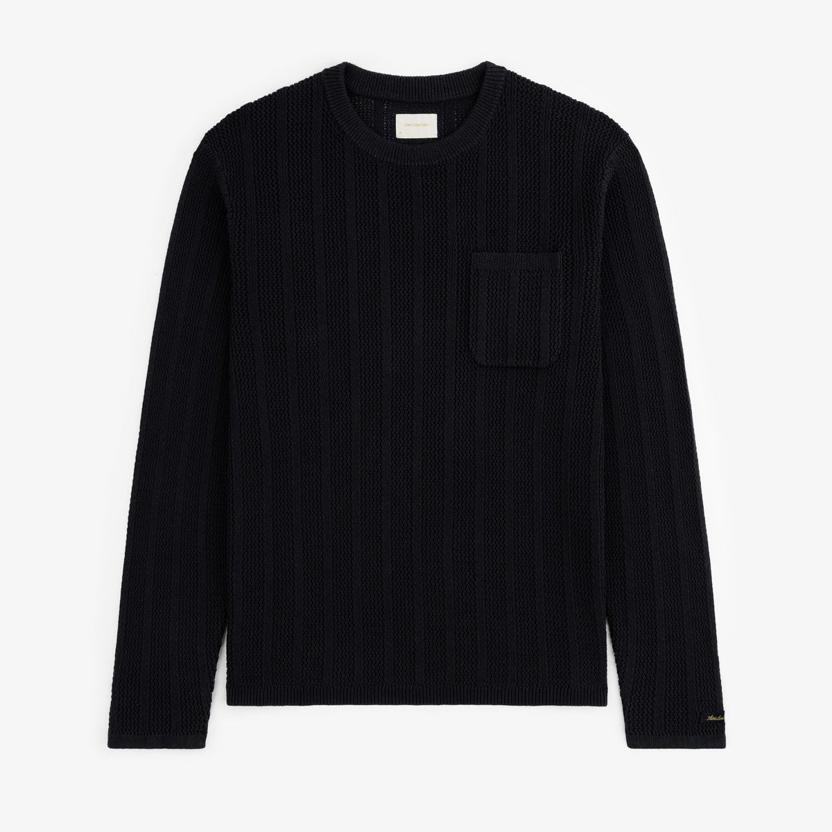 Racking Stitch Crewneck Sweater