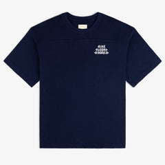 Pointelle Stacked Logo Tee