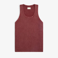 Stone Washed Knit Tank Top