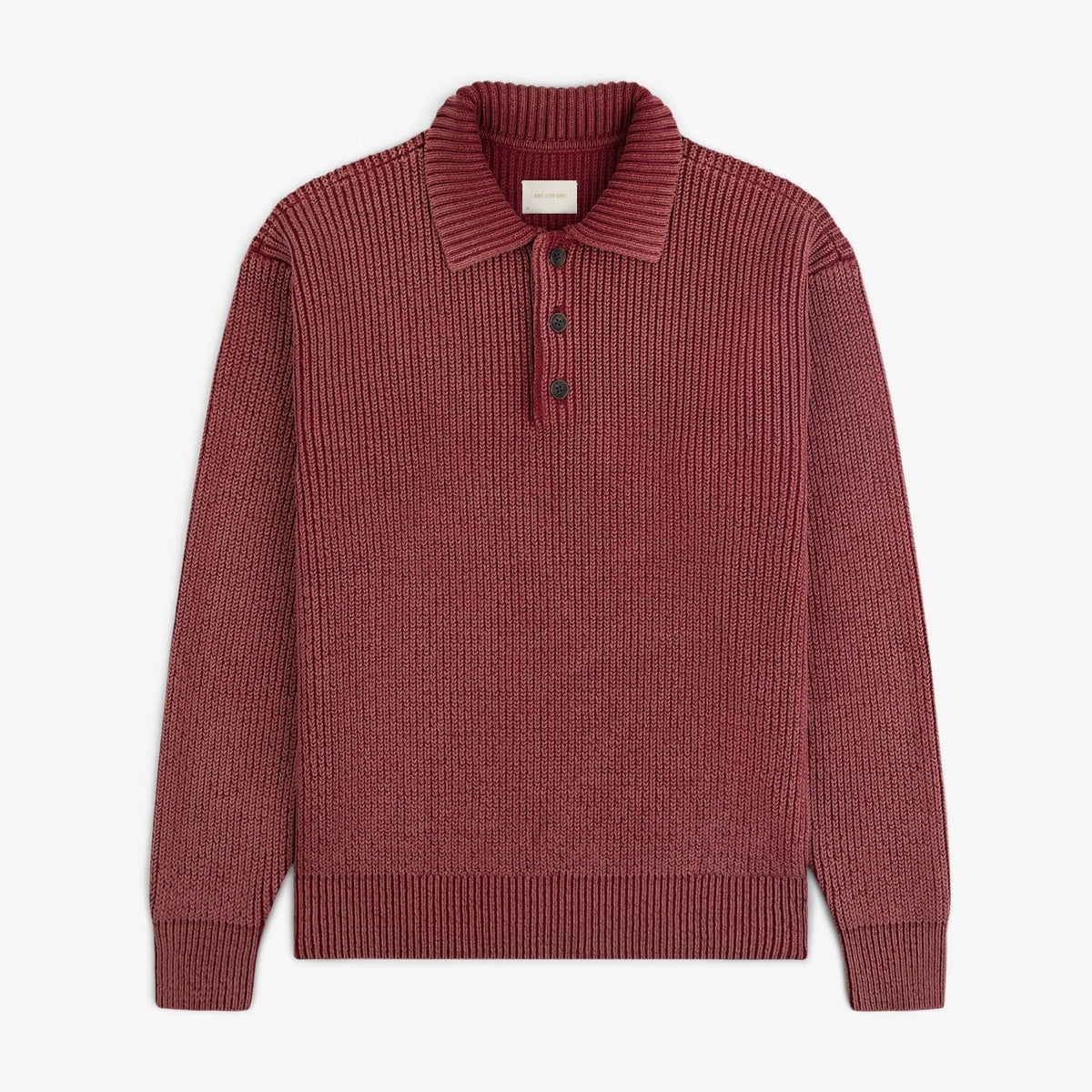 Stone Washed Knit Polo
