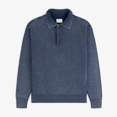 Stone Washed Knit Polo