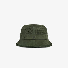 Perforated Suede Bucket Hat