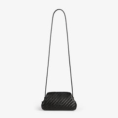 Woven Leather Shoulder Bag