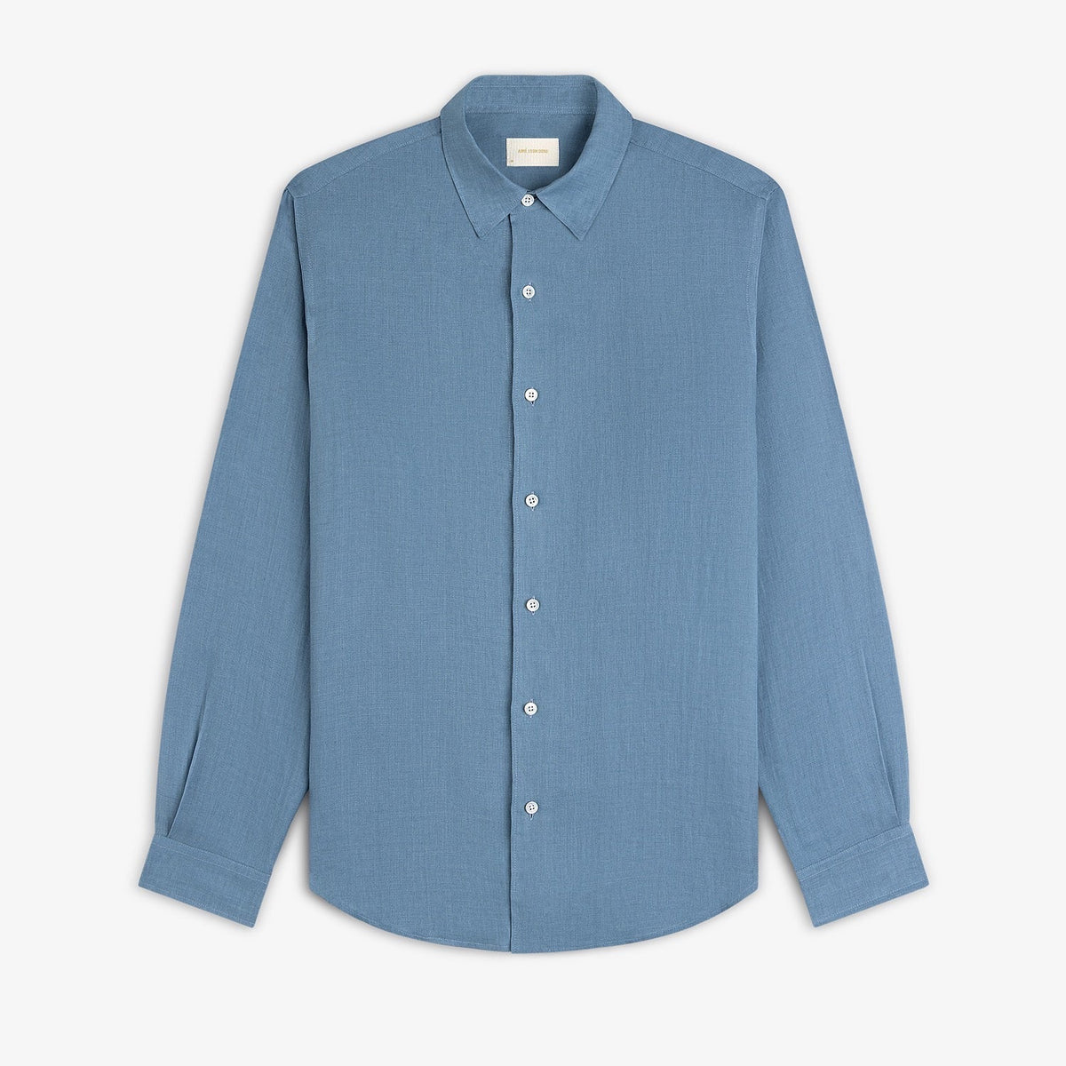 Long-Sleeve Linen Shirt