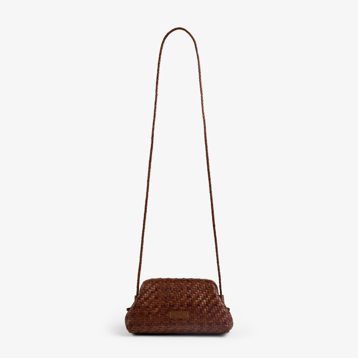 Woven Leather Shoulder Bag