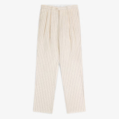 Double Pleated Pinstripe Suit Trouser