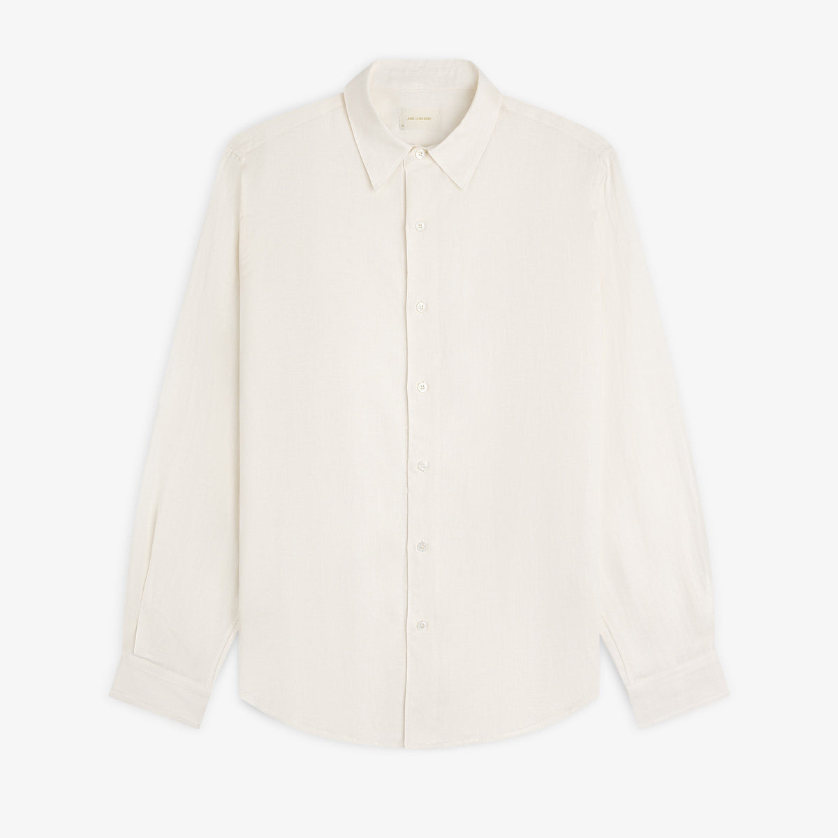 Long-Sleeve Linen Shirt
