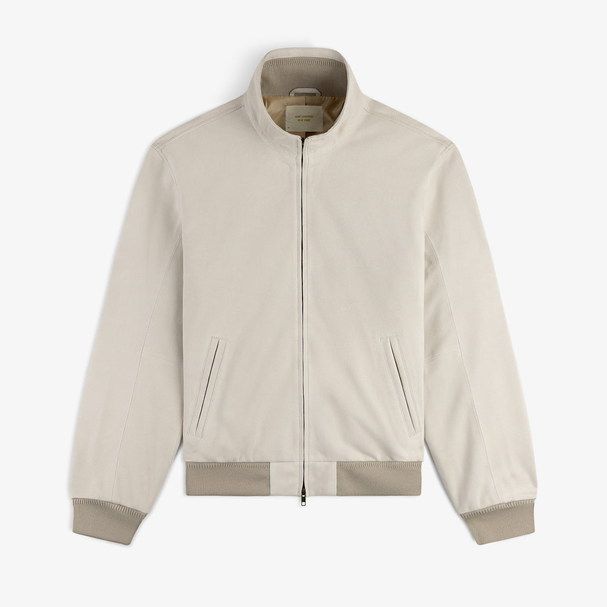Suede Track Jacket