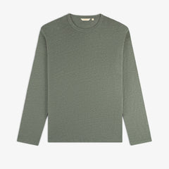 Long-Sleeve Linen Tee