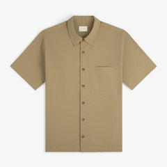 Short-Sleeve Seersucker Shirt