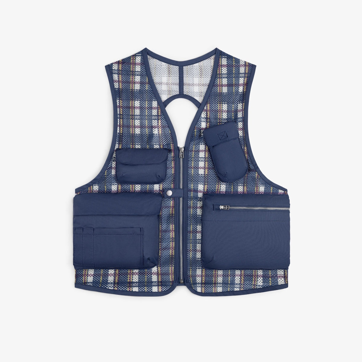 Nylon Madras Utility Vest