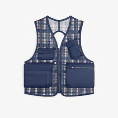 Nylon Madras Utility Vest